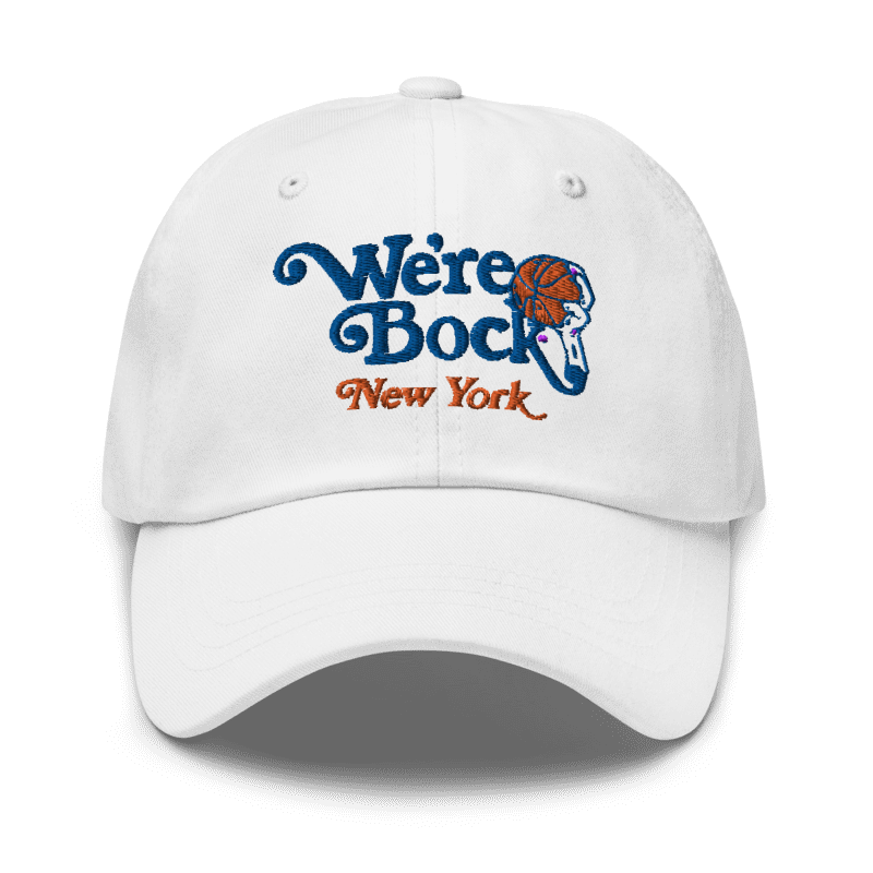 We're Bock New York Dad Hat - Artist Style